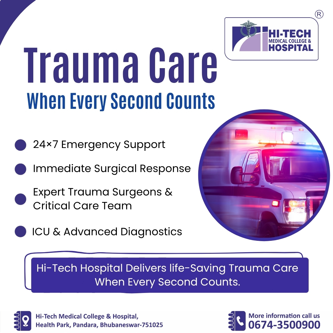 Trauma Care by Hi-tech Medical college and Hospital